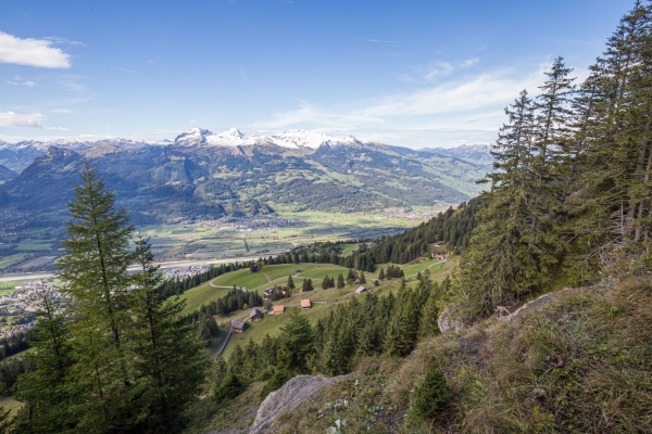 Wanderung zur Mitte Liechtensteins