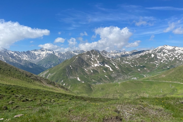 Unterwegs zum wilden Schnittlauch in Samnaun