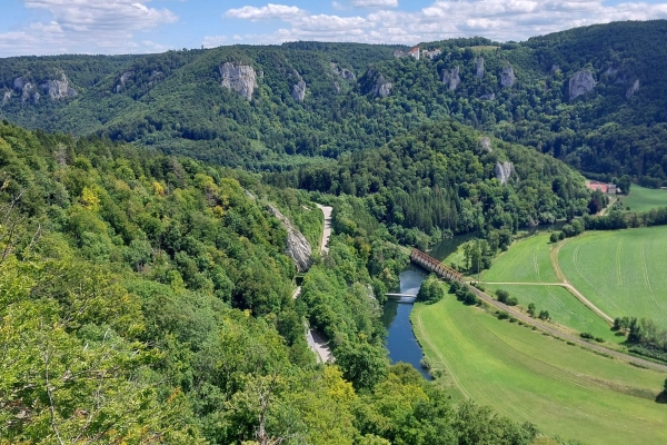 Von Hausen im Tal nach Beuron im Donautal