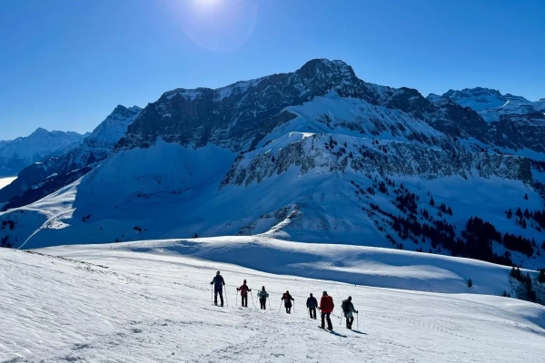 Schneeschuhwanderung auf dem Niederbauen Chulm