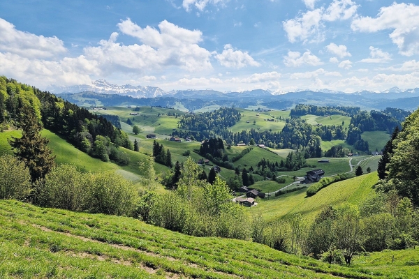 Auf und Ab - am Ostermontag im Appenzeller Hinterland