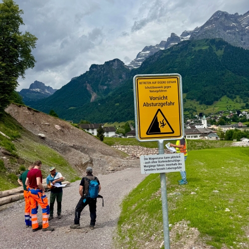 Massnahmen nach Murgang Schwanden_GL