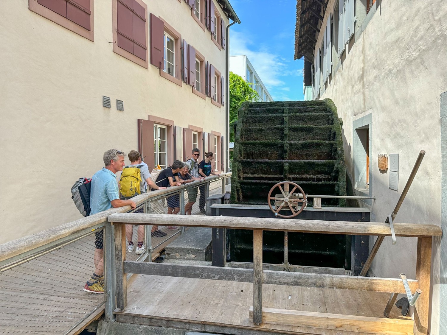 Mühlrad am Papiermuseum in St. Alban