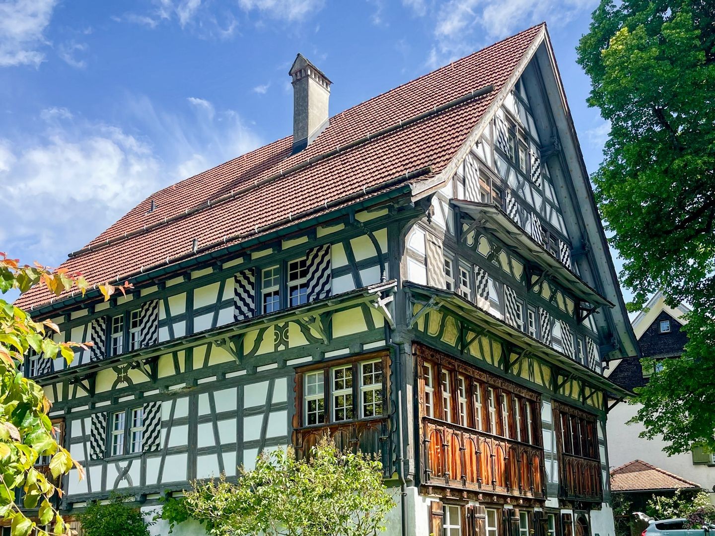 Das alte Rathaus in Schwänberg wurde zwischen 1627 und 1630 erbaut und gehört zur ersten Siedlung im Appenzellerland.