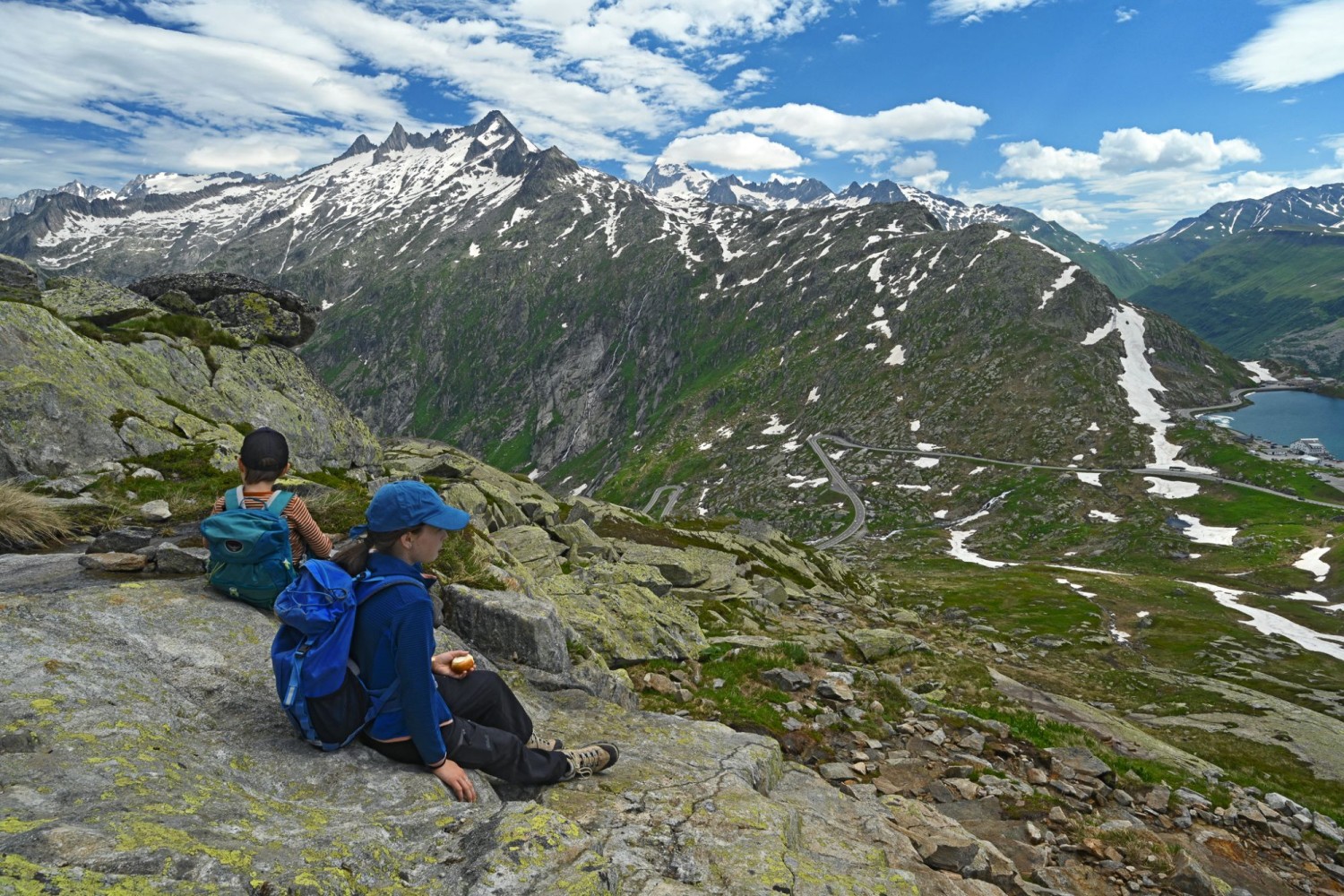 … avec le lac Totesee et le col du Grimsel sous les yeux.