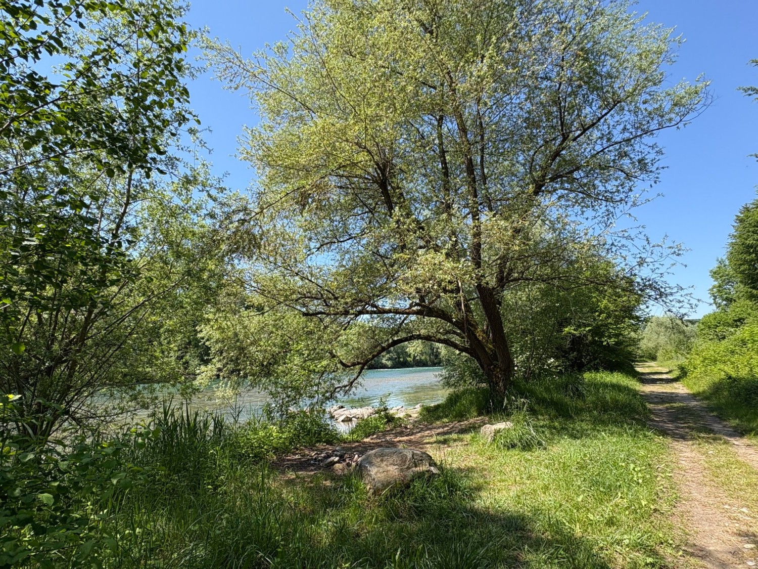 Die Reuss ist auf dieser Wanderung stets nah.