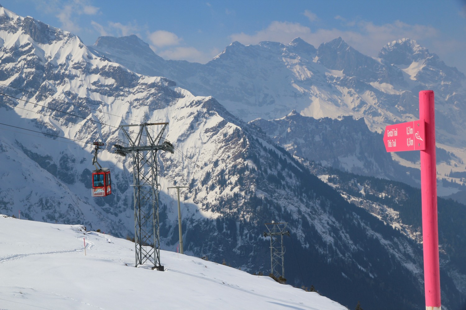 Die Fürenalp erreicht man mit einer kleinen Seilbahn ab Engelberg. Bild: Elsbeth Flüeler