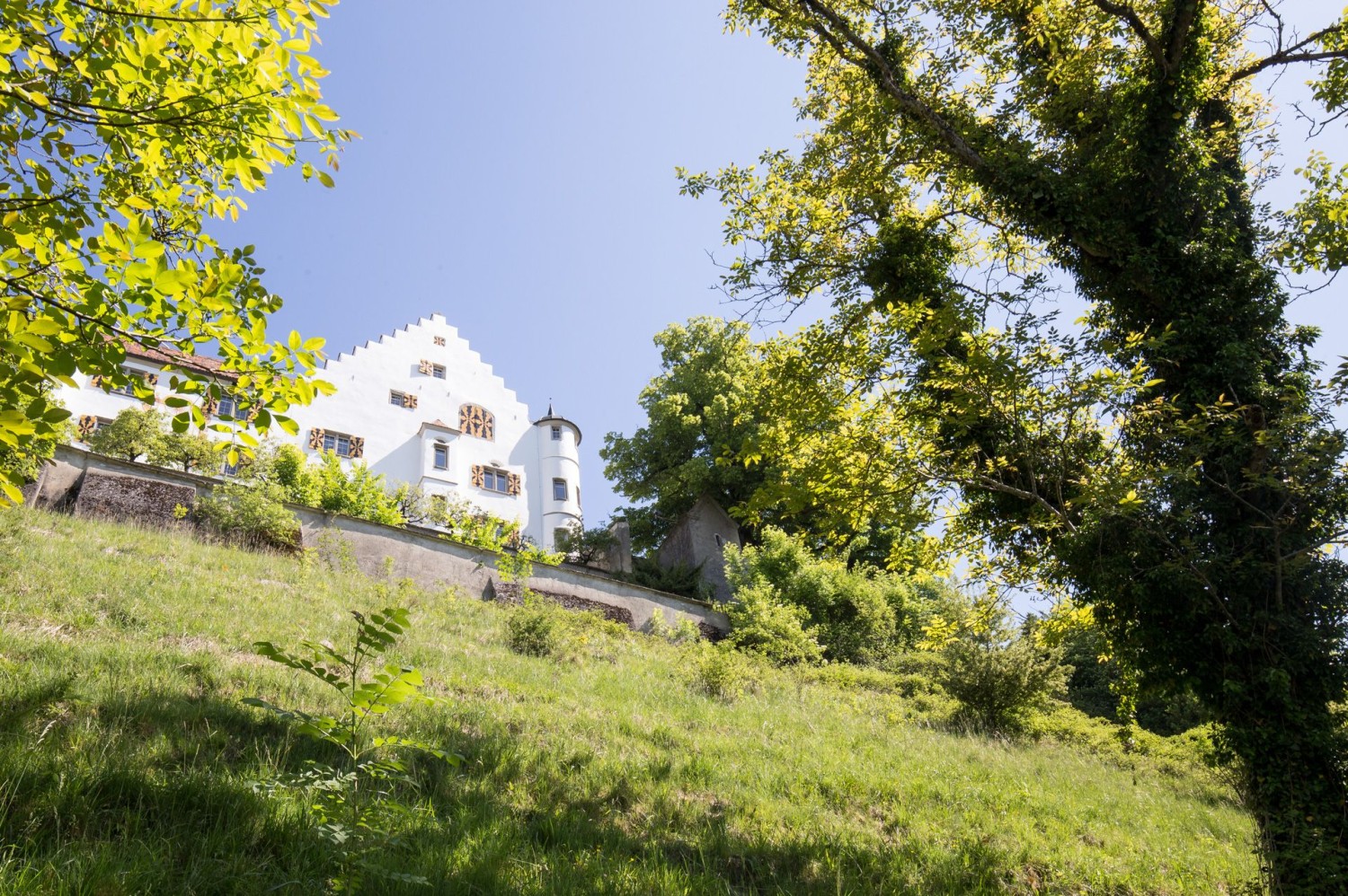 Schloss Sonnenberg. Privat und hübsch anzusehen.