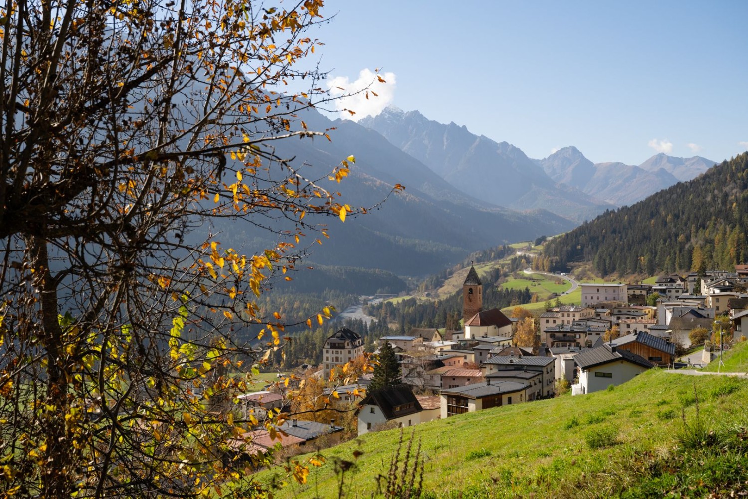 Das Dorf Ramosch liegt auf 1233 Metern Höhe.