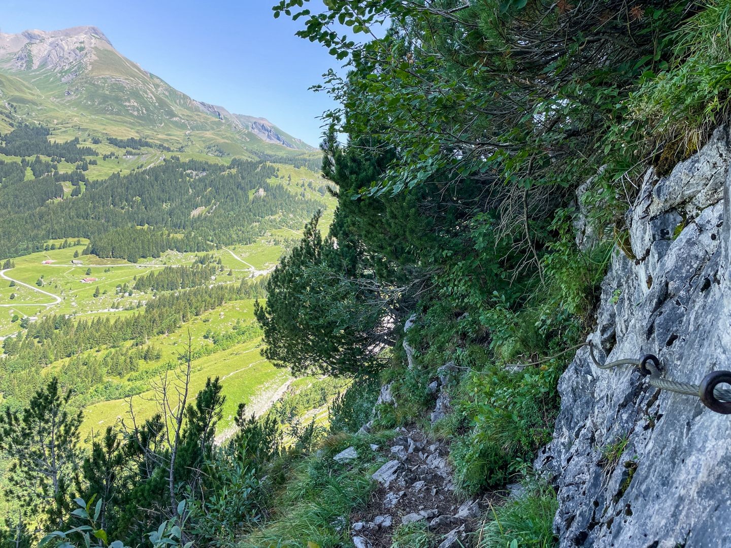 Auf dem Felsenweg zur Glecksteinhütte