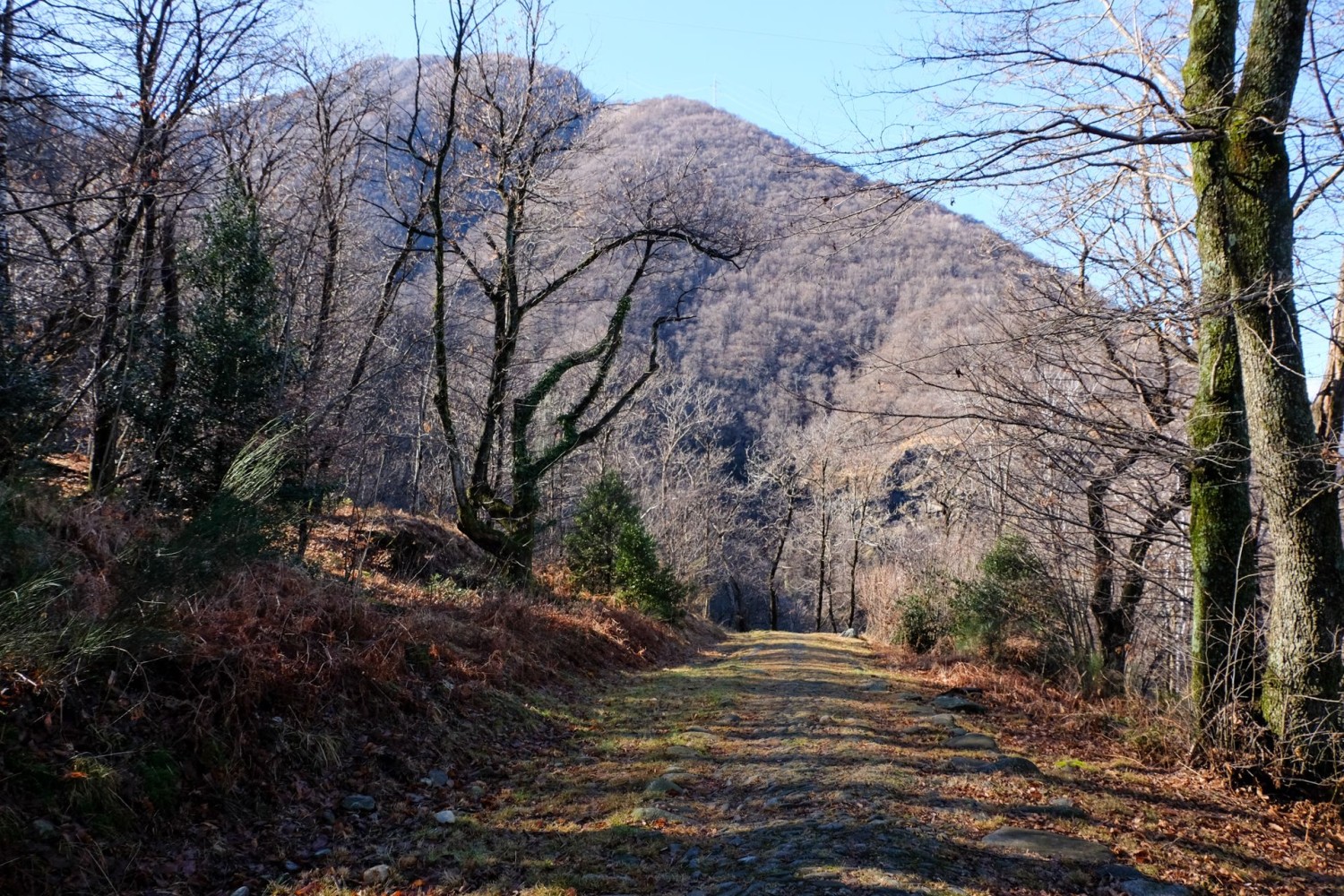 Auf der Strada Romana: Generationen von Handelsreisenden sind sie gegangen.