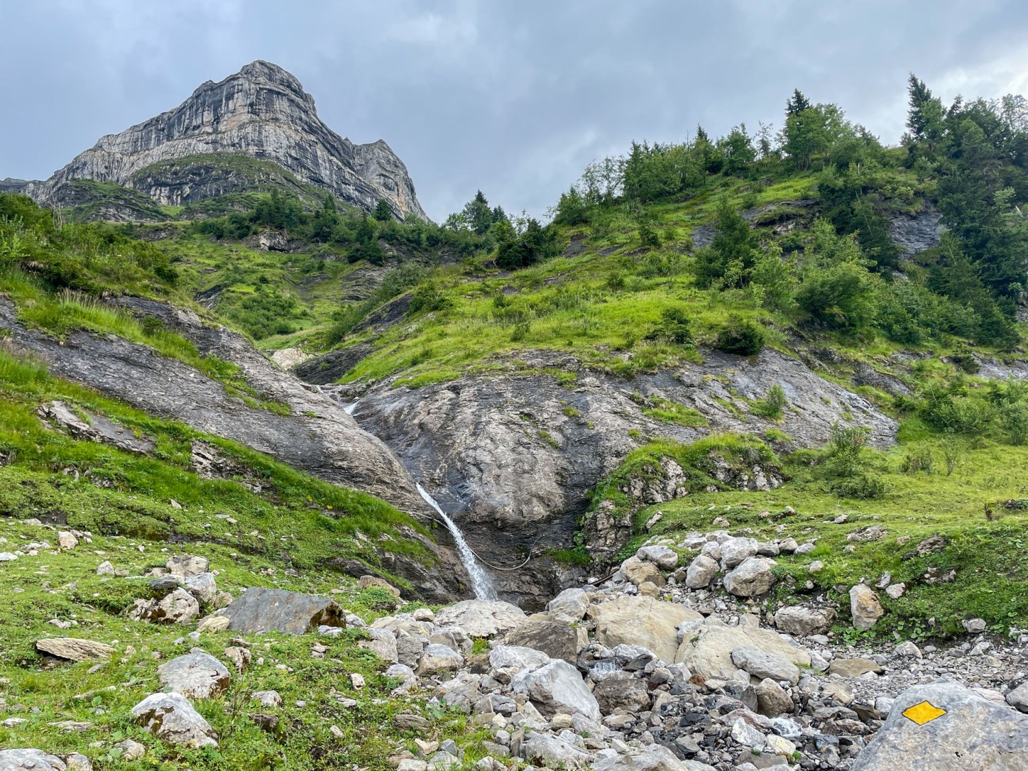 Sous la Dent heisst dieser Ort. Wie treffend.